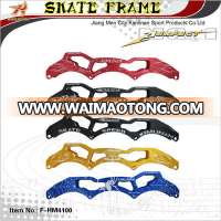 Professional inline speed skate aluminum frame, inline skate frame