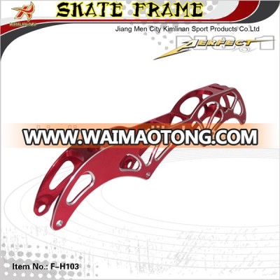 4 wheels inline frame, size 4*100mm alu inline frame, skate alu frame 4*110mm