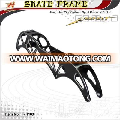 Inline speed skate frame, speed frame by CNC, alu CNC frame for roller skate