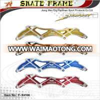 Professional inline speed skate aluminum frame, inline skate frame